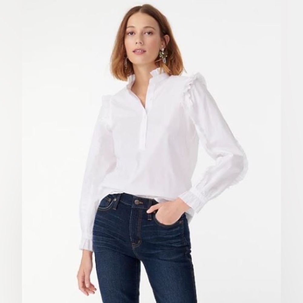 NWT White JCrew Button Down